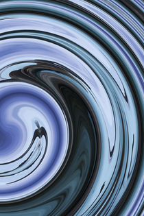 Blue Wave Abstract von Yvonne M Remington