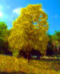 Golden Trumpet Tree von Yvonne M Remington