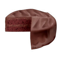 Chocolate cake von William Rossin