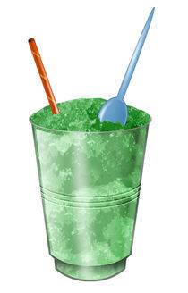 Crushed ice drink by William Rossin