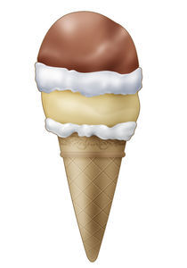 Ice cream cone by William Rossin