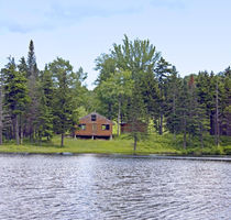 Vermont Lake Cabin von Yvonne M Remington