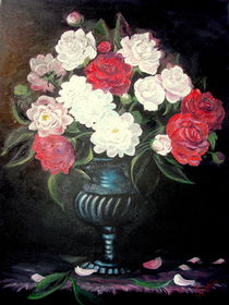 Peonies in vase. / Pfingstrosen in Vase. by Apostolescu  Sorin