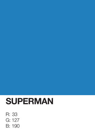 Superman-pantone
