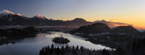 Bled's lake morning by Bor Rojnik