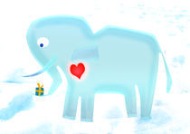 Christmas Elephant by hegedus