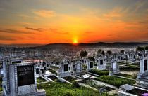 Sunset graveyard by Andrei Costin