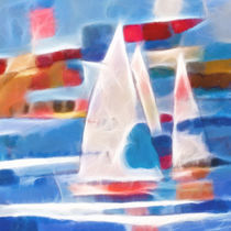 Sailing Digital Art by Lutz Baar