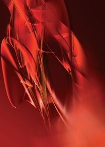 Digital abstract red liquid background by Maciej Frolow