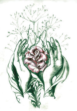 Hands-rose-blatt-twocolor