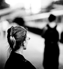 Waiting for the train by Bartosz Jakubiec