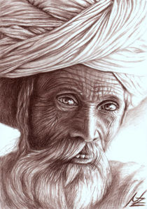 Old Indian Man von Nicole Zeug