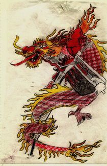 Dragon tattoo by Grant Nicholl