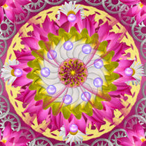Floral Mandala von regalrebeldesigns