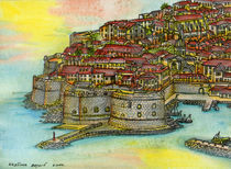 Dubrovnik in the morning by Kresimir Bajsic