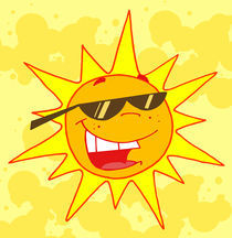 Cartoon Hot Sun von hittoon