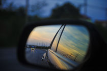 Sunset in side mirror by netphotographer