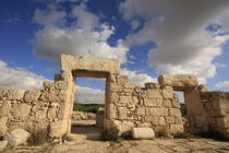 Israel, the ancient Synagogue at Hurvat Anim by Hanan Isachar