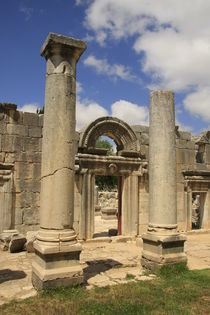 Israel, Baram ancient Synagogue in the Galilee von Hanan Isachar