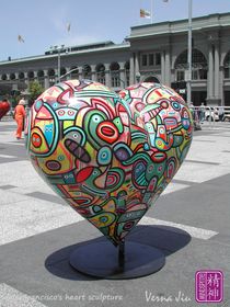 San Francisco's Heart2 by Verna Jiu