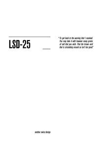 LSD-25 von Robin Lundgren