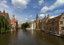 Quay of the Rosary, Bruges, Belgium.  by Louise Heusinkveld