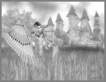 Angel In The Wheat Field von Ken Leamy