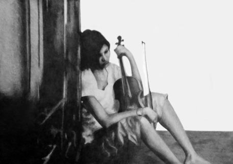 Cello-player-sketch-pencils-on-paper-may-2009-16-x-12