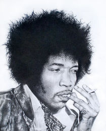 Jimi Hendrix by John Lanthier
