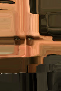 Kopf - abstrakt - Quadrate - Poster von jaybe