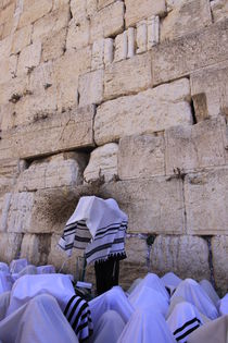 Succot Holiday, the Priestly Blessing ceremony at the Western Wall von Hanan Isachar