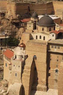 Judean Desert, Greek Orthodox Monastery Mar Saba by Hanan Isachar