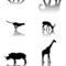 Set-of-wildlife-animals-silhouettes