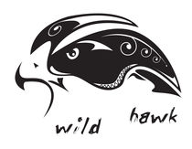 Wild hawk von William Rossin