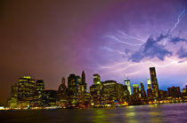 New York City Lightning by Mite Kuzevski