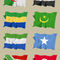Eight-african-flags