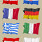 Eight-european-flags