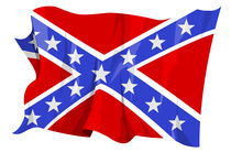 Confederate flag von William Rossin