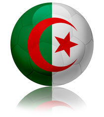 Algeria flag ball by William Rossin