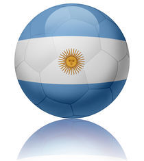 Argentina flag ball von William Rossin