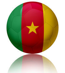 Cameroon flag ball by William Rossin