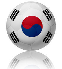 South Korea flag ball by William Rossin