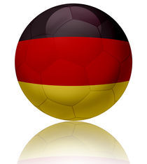 Germany flag ball by William Rossin