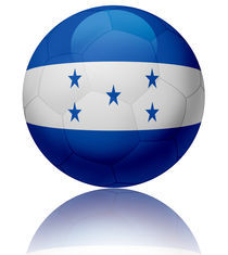 Honduras flag ball by William Rossin