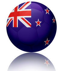 New Zealand flag ball von William Rossin