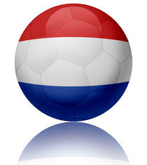 Netherlands flag ball by William Rossin