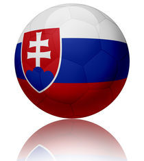Slovakia flag ball by William Rossin