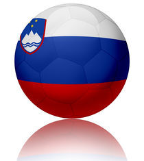 Slovenia flag ball von William Rossin