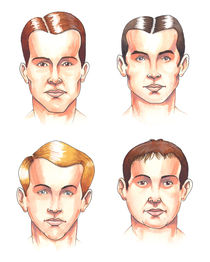 Body parts: faces von William Rossin
