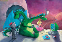 The Knight, The Dragon and The Princess by Monika Suska